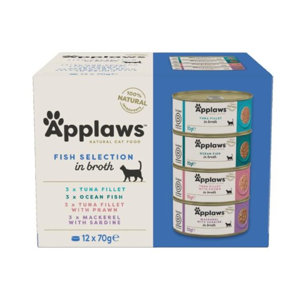 Applaws Fish Selection i boullion 12 x 70gr - Image 2